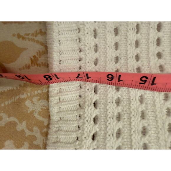 J.Crew Open-Stitch Short-Sleeve Cardigan | Size S - Picture 7 of 7